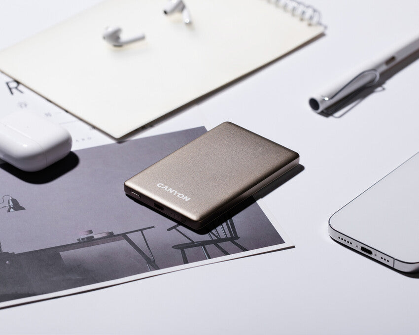 Powerbank CANYON OnPower 505 5000mAh PD20W Beżowy 9